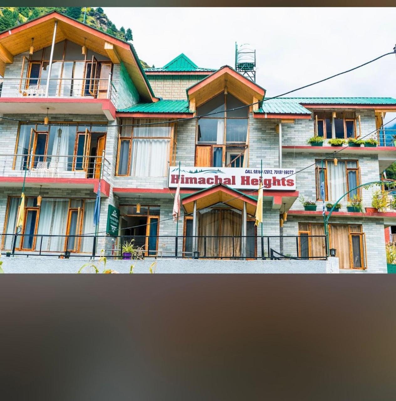 מנאלי Hotel Himachal Heights מראה חיצוני תמונה